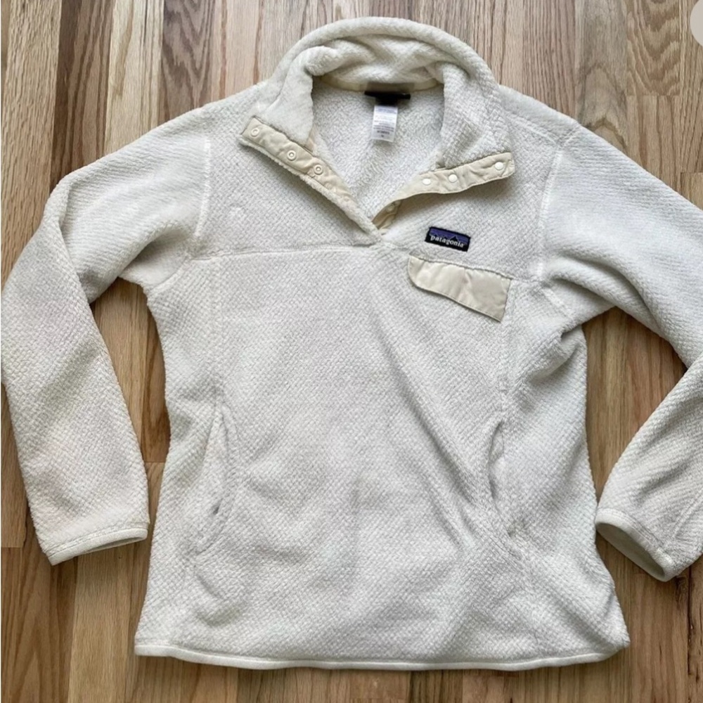 Patagonia Snap Pullover - Small - Ivory